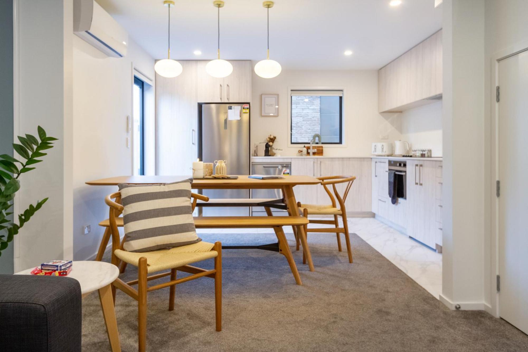 Stylish Central City Townhouse Next To Little High 基督城 外观 照片