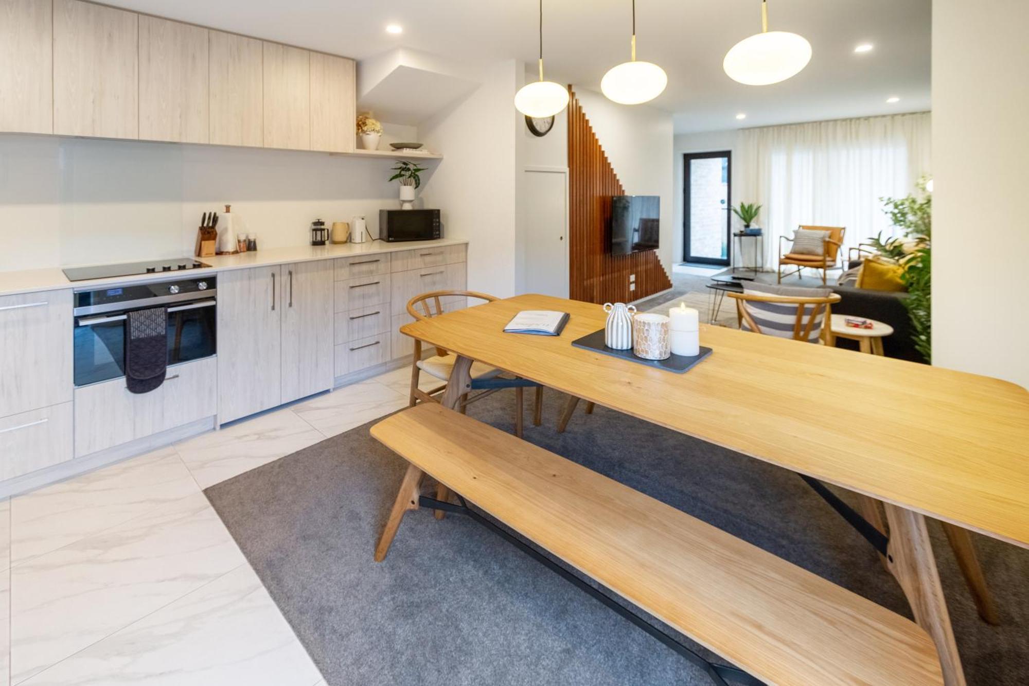 Stylish Central City Townhouse Next To Little High 基督城 外观 照片